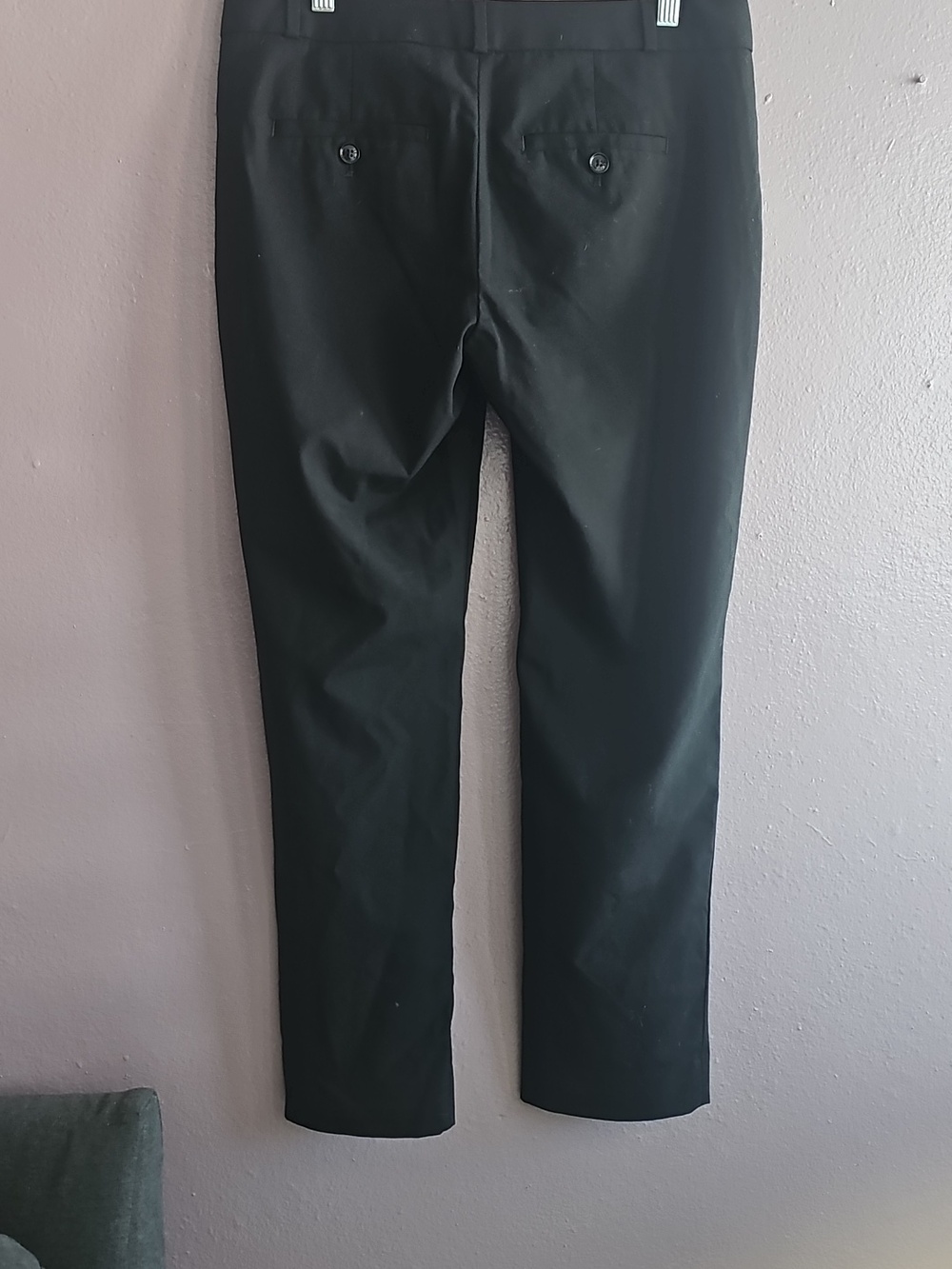 Banana Republic Black Chinos - Slim Classic Womens Work Pants. Size 2 - Picture 8 of 11